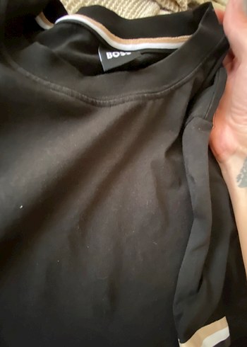 Hugo Boss BOSS Siyah Baskılı Kısa Kollu Tişört