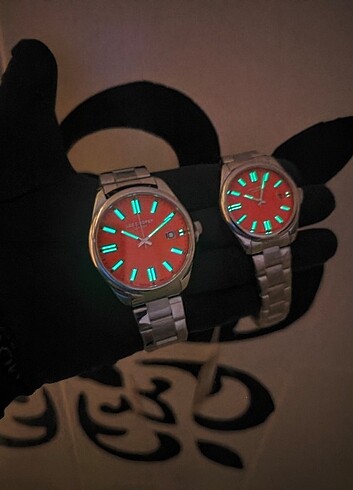 ROLEX HOMEAGE TURUNCU LEE COOPER KOMBİN SAAT