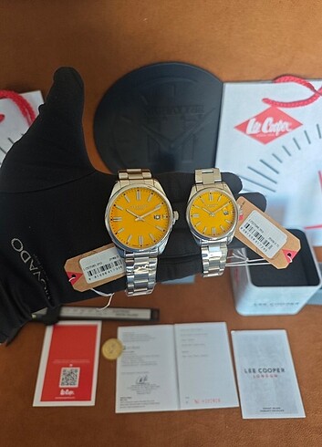  Beden ROLEX HOMEAGE SARI MERCEK TAKVİM LEE COOPER EŞ SAATİ