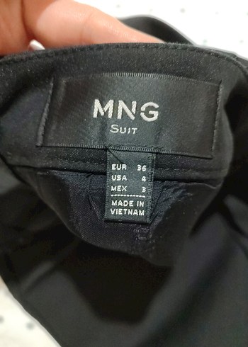 Siyah Kadın Ofis Kumaş Pantolon - Görsel 5