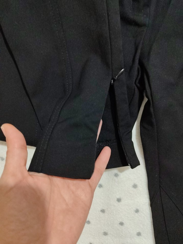 Siyah Kadın Ofis Kumaş Pantolon - Görsel 4