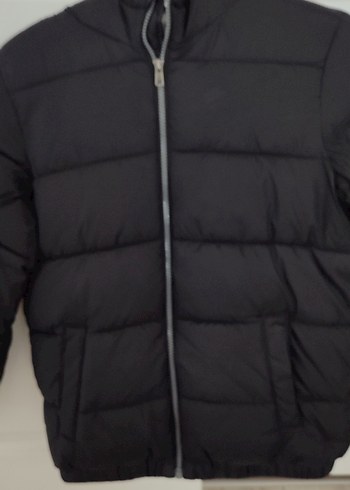 Erkek Çocuk Siyah Fermuarlı Mont - Görsel 2