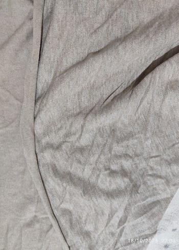 Gri Keten Salaş Kadın Hırka - Görsel 8