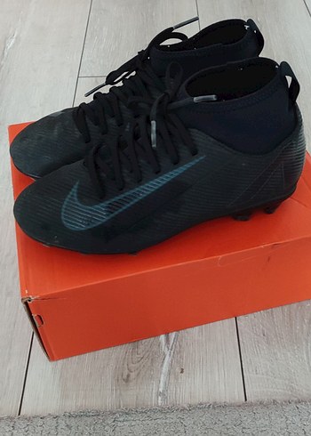 Nike Siyah Erkek çocuk Futbol Ayakkabısı Velcro 36.5 - Görsel 2