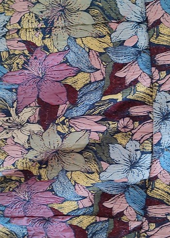 Çiçek Desenli Pilili Uzun Hamile Eteği - Görsel 4