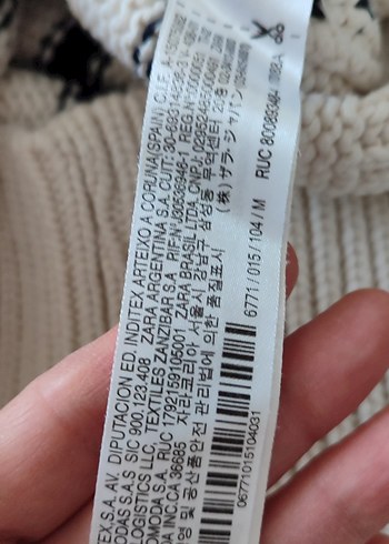 Gri Çizgili Kadın Örgü Kazak - Görsel 4