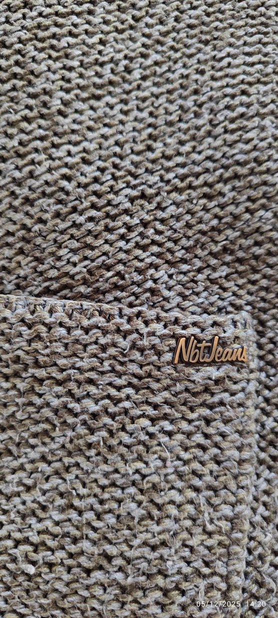 Düğmeli Gri Erkek Çocuk Yün Kaban - Görsel 5