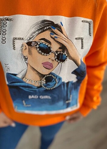 Diğer Kadın oversize sweatshirt 
