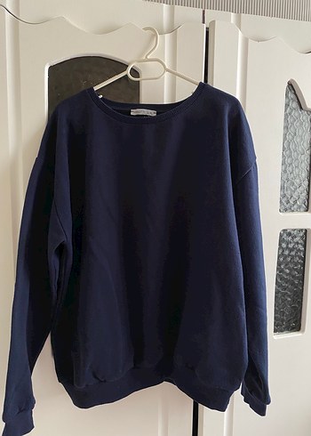 Diğer Lacivert Bisiklet Yaka Sweatshirt