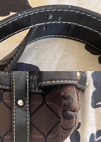 Beden kahverengi Renk Vintage nine west kol çantası