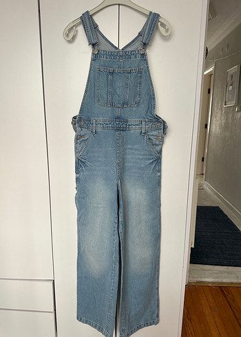 Kadın hamile Mavi KotTulum - Görsel 8