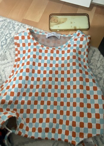 bershka  belden baglamali crop - Görsel 2