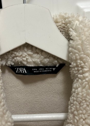 Suni Yünlü Crop Ceket - Görsel 3