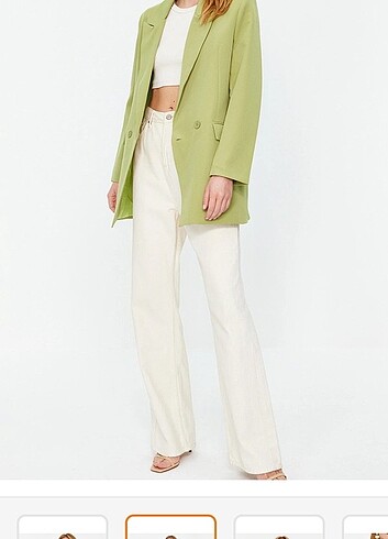 Yeşil blazer ceket 