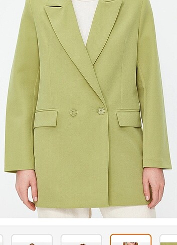 38 Beden Yeşil blazer ceket 