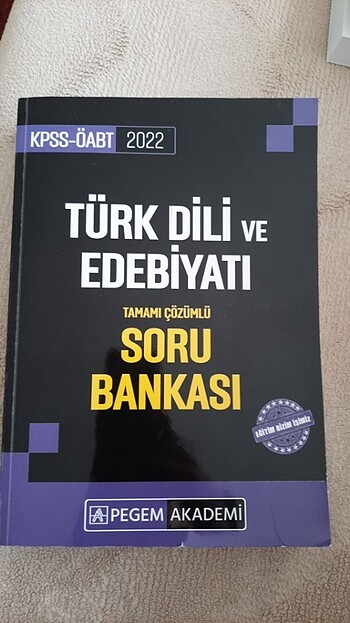 Kpss Pegem Türk dili ve edebiyatı soru bankasi 