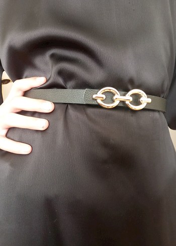 Diğer Siyah ince Kadın Kemer