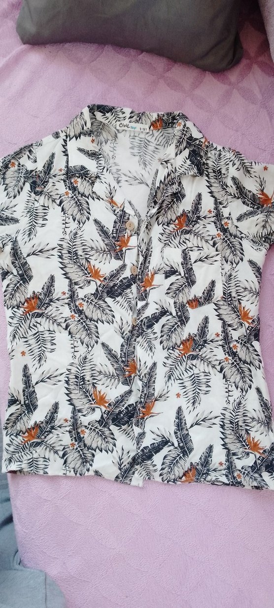 Gri Erkek çocuk gömlek - Görsel 2