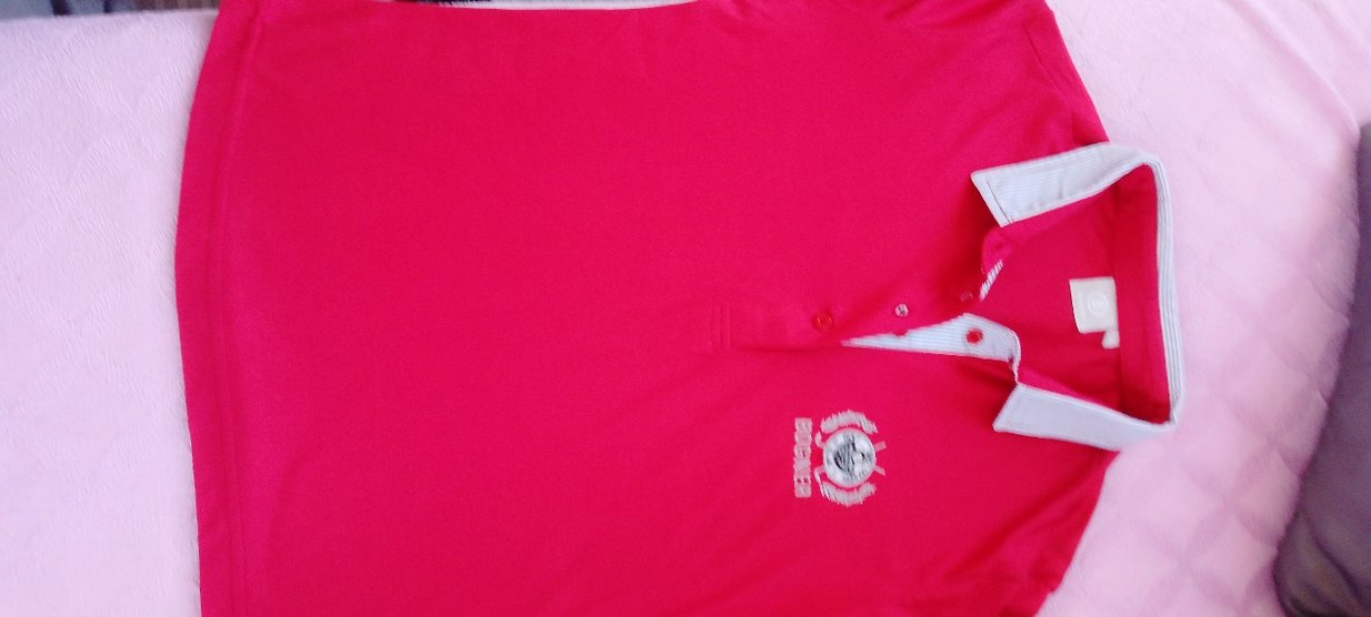 erkek çocuk kırmızı kısa kollu polo tişört - Görsel 2