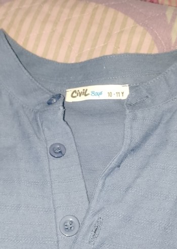 Mavi Pamuklu erkek çocuk sweatshirt - Görsel 3