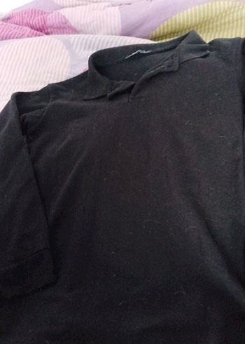 Erkek Siyah Düğmeli Uzun Kollu Sweatshirt - Görsel 4