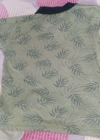 Desenli Erkek V Yaka Polo Tişört - Görsel 2