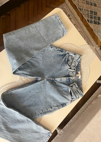 34 Beden mavi Renk H&M mom jeans