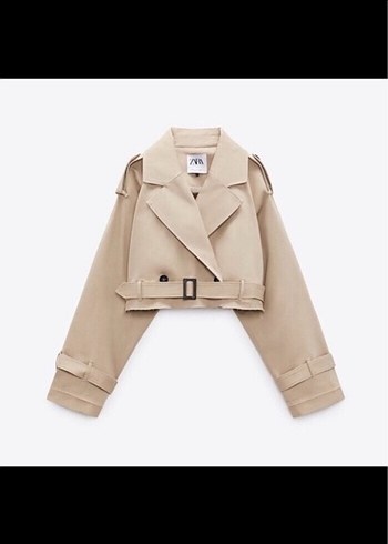 Zara crop trençkot