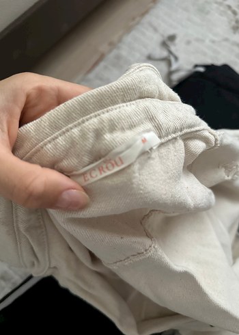 Diğer Bej Düğmeli Kadın Streetwear Ceket