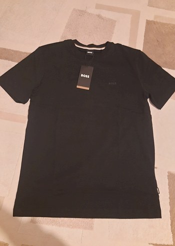 Orjinal Boss Siyah Rahat Kesim Erkek Tişört - Görsel 2
