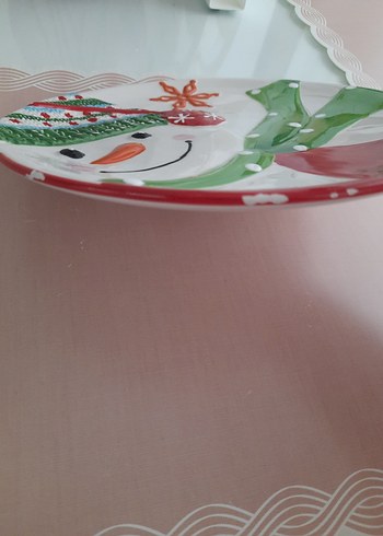 Boyner Çocuklar için Çok Renkli Kar Adamlı Tabak