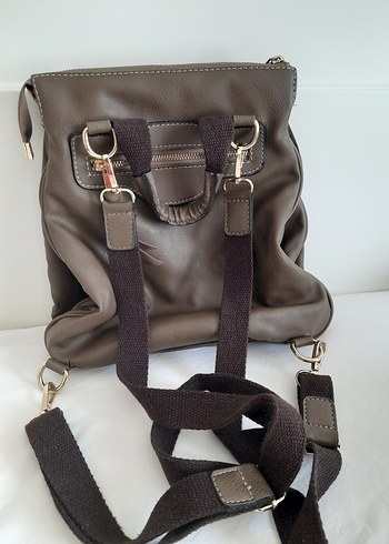 Beta Deri Kahverengi Sırt Çantası - Görsel 5