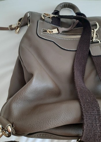 Beta Deri Kahverengi Sırt Çantası - Görsel 9