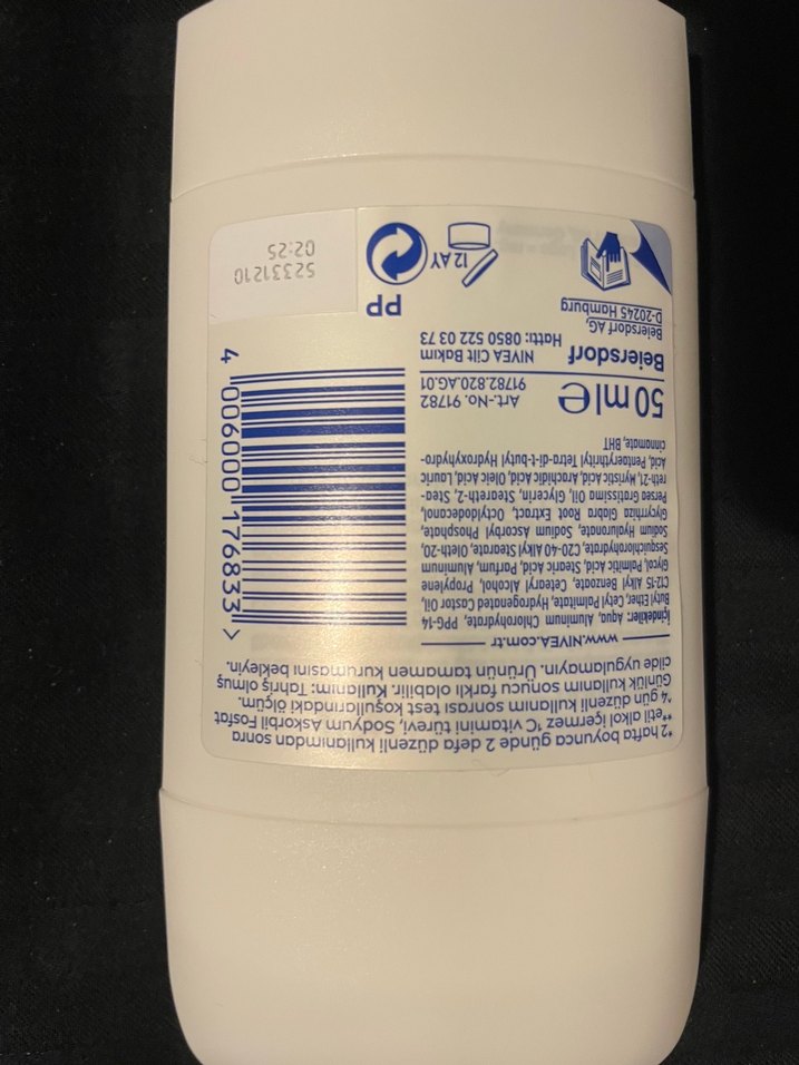 Nivea Erkek Roll-On Deodorant 50ml - Görsel 2