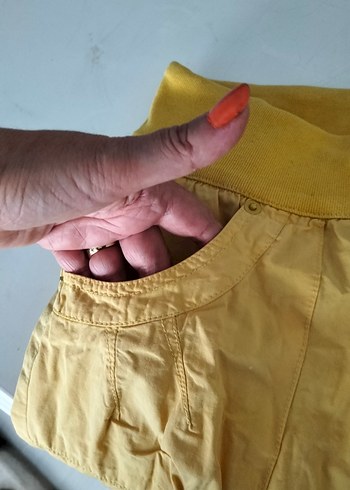 souchı marka Bermuda kumaş şort - Görsel 6