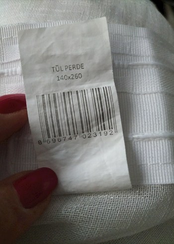 Beyaz Düz Tül Perde - Görsel 6