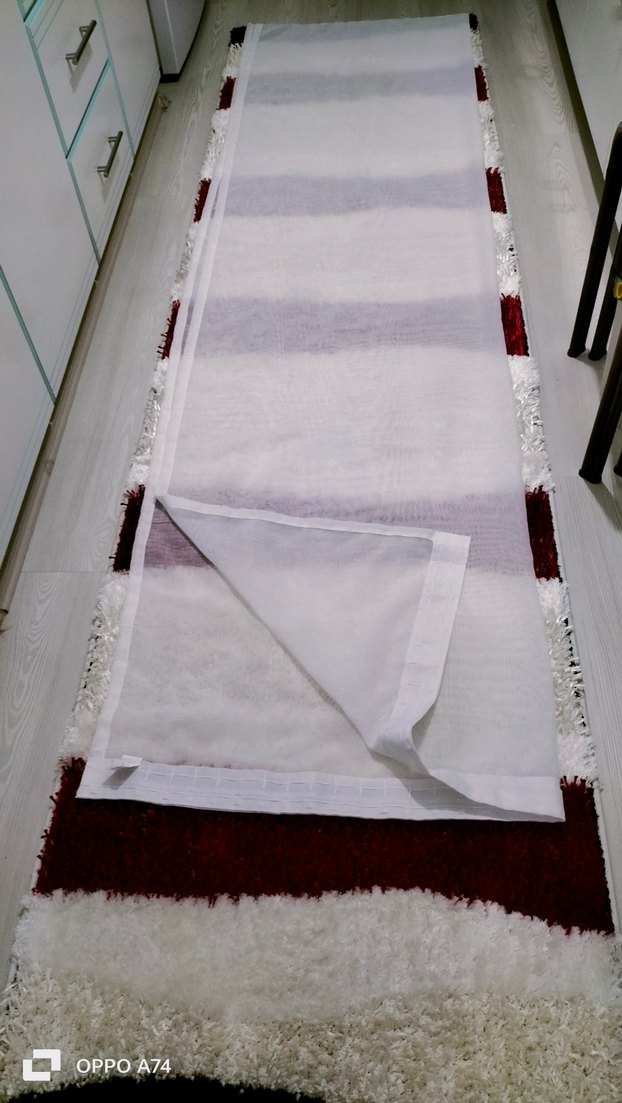 Beyaz Düz Tül Perde - Görsel 4