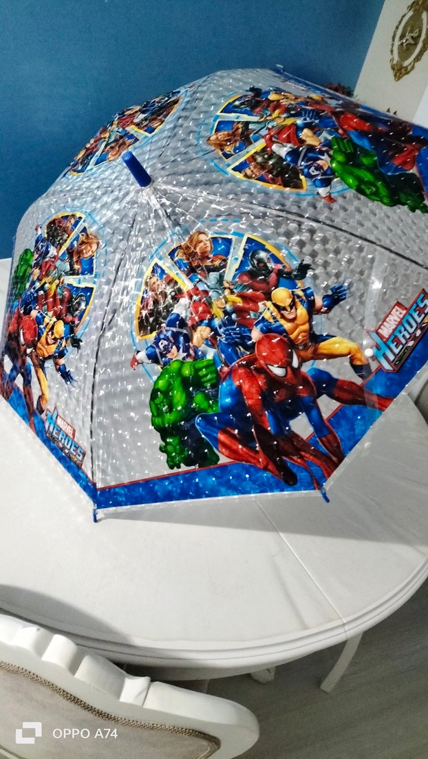 spider-man karakterli çocuk Şemsiye - Görsel 3