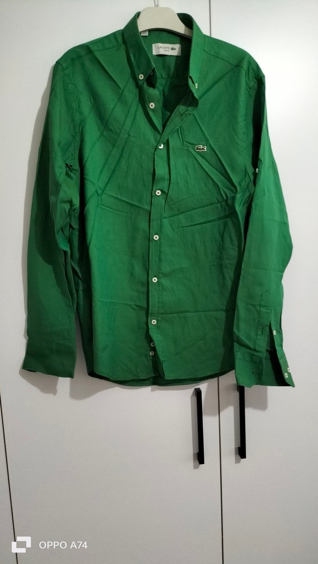 orijinal Lacoste marka gömlek - Görsel 4