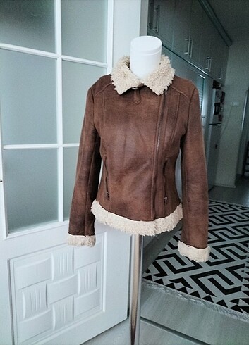 40 Beden H&M marka nubuk mont