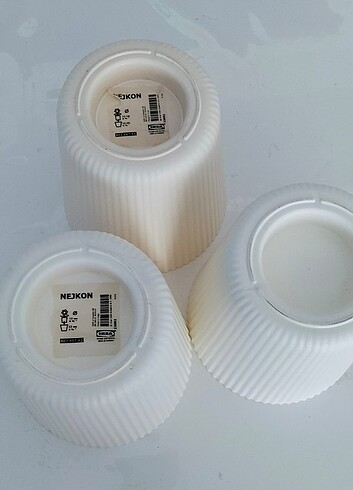  Beden 3 adet IKEA marka plastik saksı