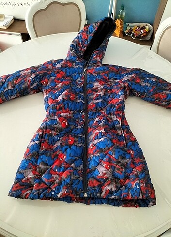 Spider-man logolu kapüşonlu kaban  - Görsel 7