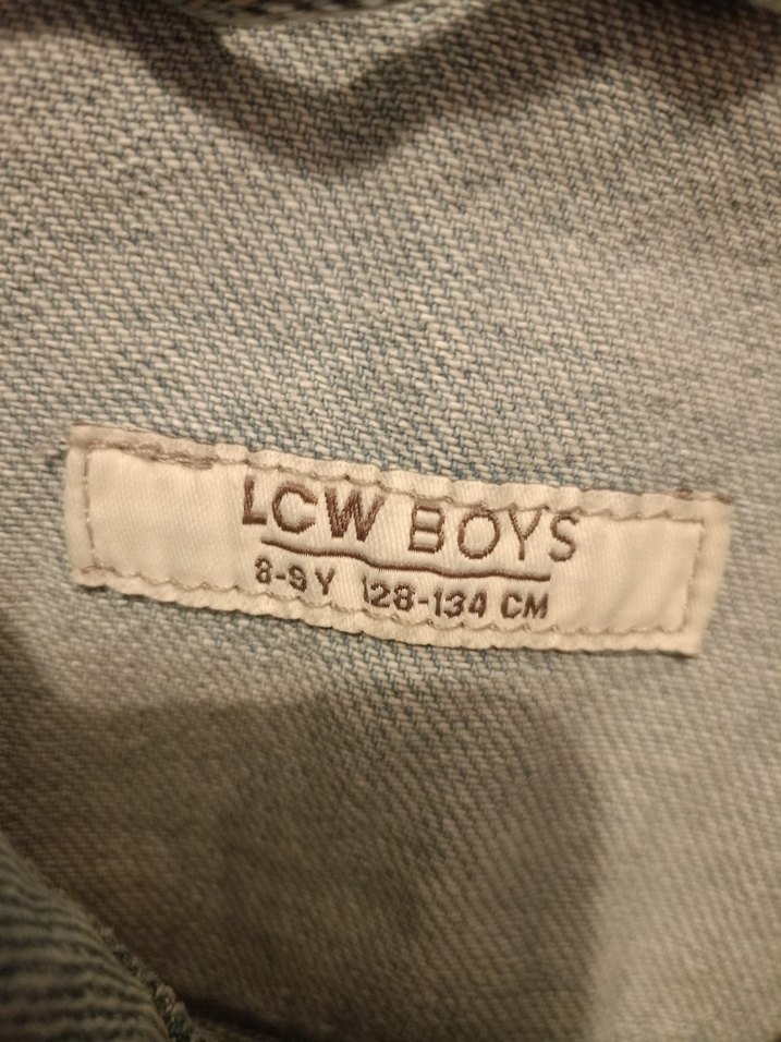 Düğmeli Kolsuz Gri Denim Ceket - Görsel 4