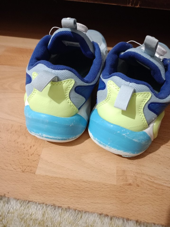 Mavi Gri Erkek Çocuk Spor Ayakkabı Velcro - Görsel 3