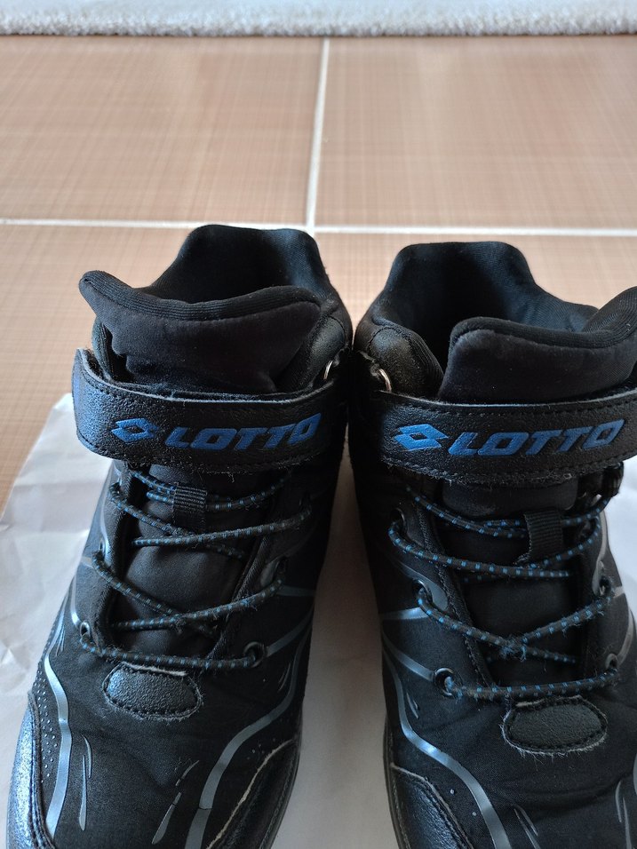 Siyah Erkek Çocuk Biker Botları Velcro - Görsel 2