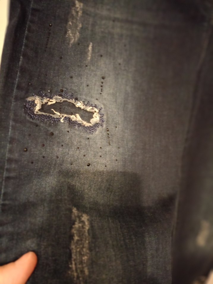 Kadın Gri Bol Kesim Midi Kot Pantolon - Görsel 3