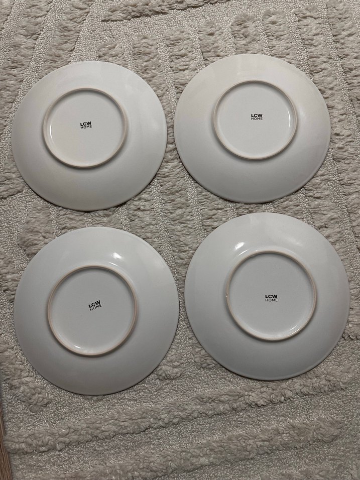 LCW HOME Karışık Fındıkkıran Baskılı Pasta Tabağı 4'lü 20cm - Görsel 5