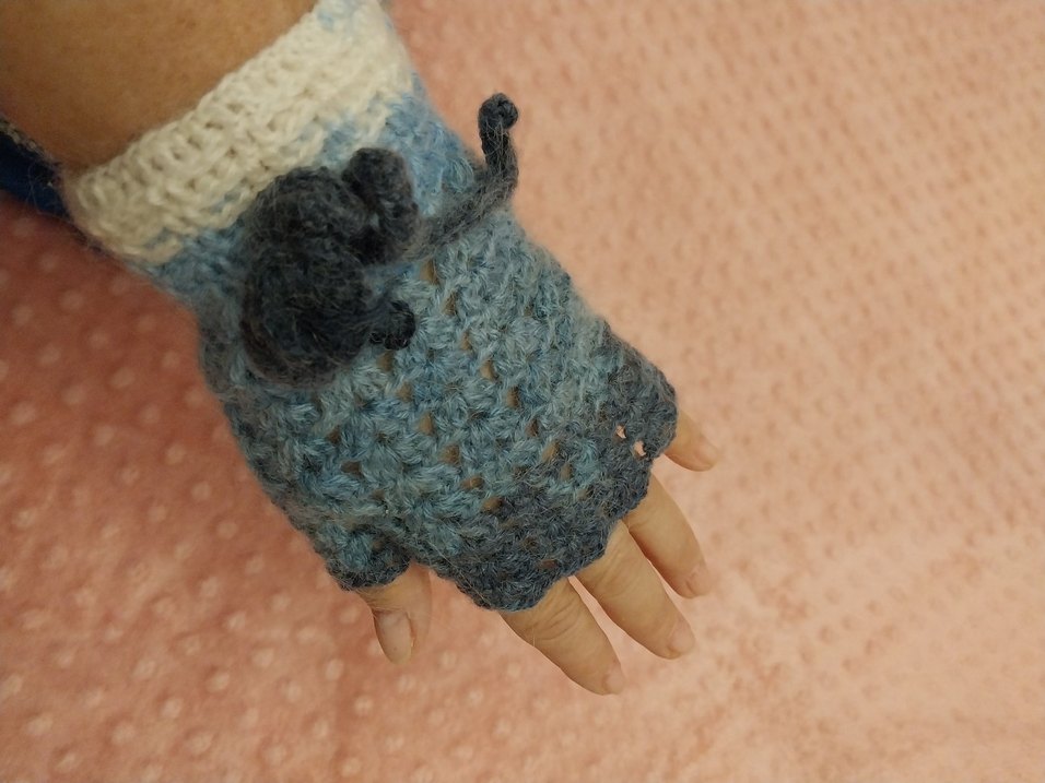 Bohem Tarz Örgü Kadın Eldivenleri - Görsel 3