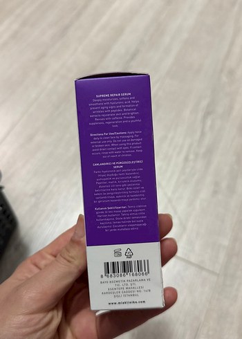 Mia Klinika Supreme Repair Serum El Kremi - Görsel 4