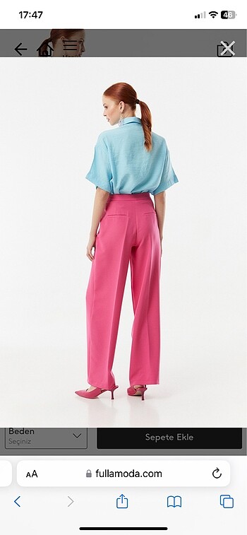 Bershka Palazzo pantolon